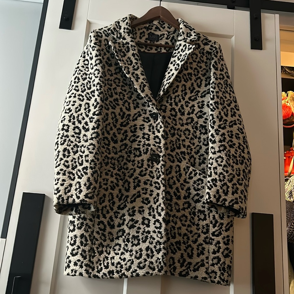 Leopard Print Women's Coat